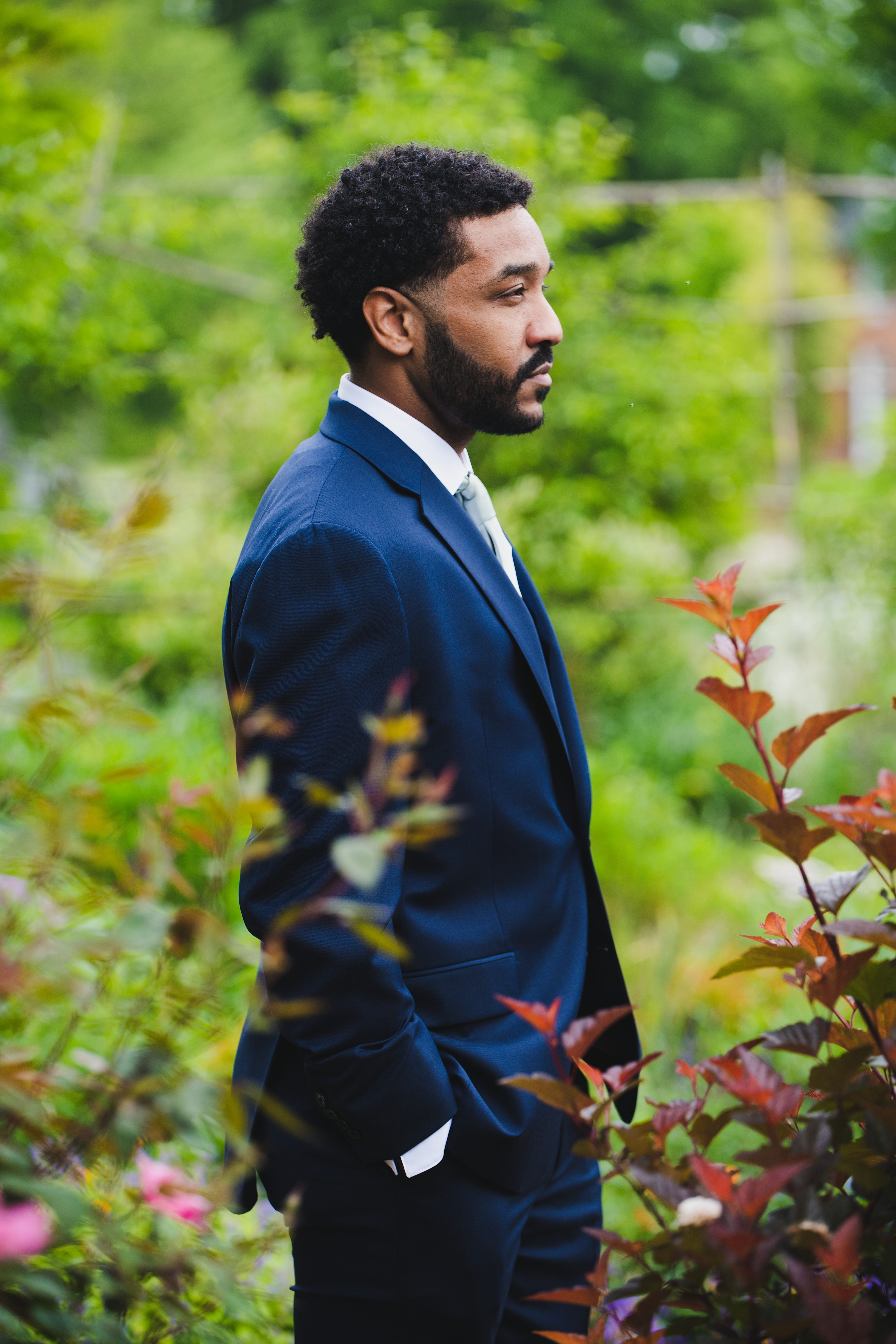 Groom portrait